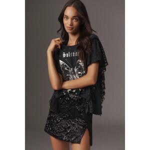 Anthropologie Pilcro Oversized Golden Hour Tee Size S